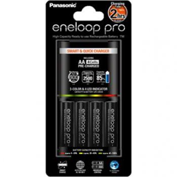 Panasonic BQ CC55E + 4x AA 2500mAh Eneloop Pro - foto