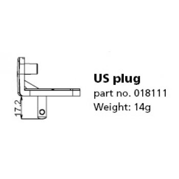 Mascot Plug 018111 (Typ AC adapter US)