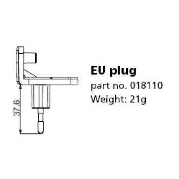 Mascot Plug 018110 (Typ AC adapter EU)