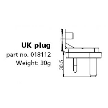 Mascot Plug 018112 (Typ AC adapter UK)